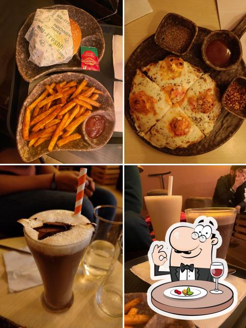 This is the picture displaying food and drink at The Kaffee