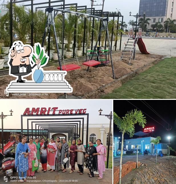 The exterior of Amrit Pure Veg - The Urban Dhaba