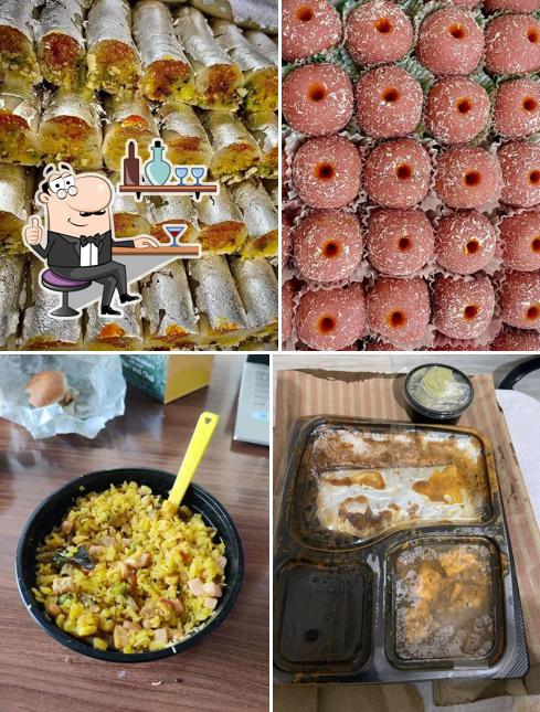 This is the photo showing interior and food at THE MASALA PARCEL by Meeta Sharma