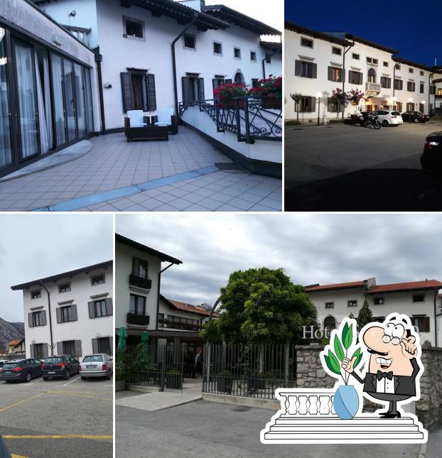 Puoi goderti l'aria fresca da seduto all'esterno di Sabotin, Hotel & Restaurant