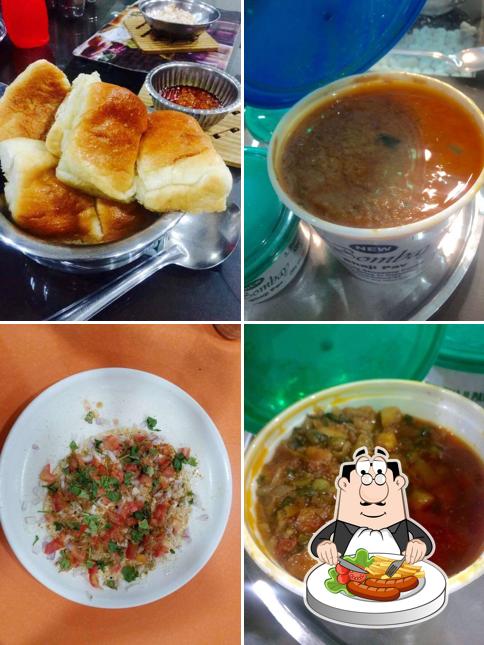 Food at New Bombay Bhaji Pav