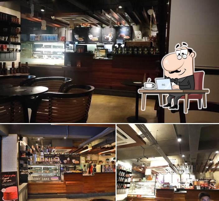 The interior of Café Coffee Day