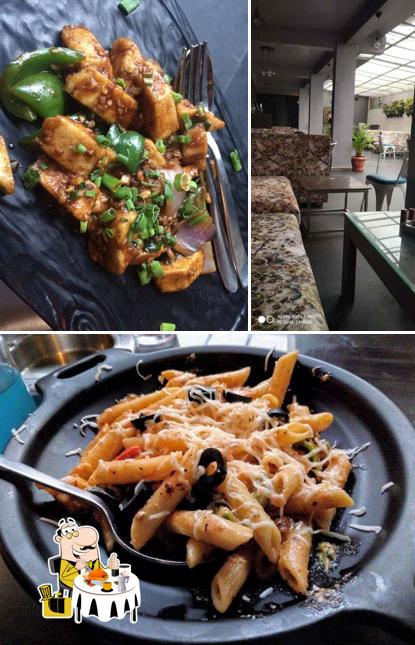 Check out the picture showing food and interior at Zouk Restobar