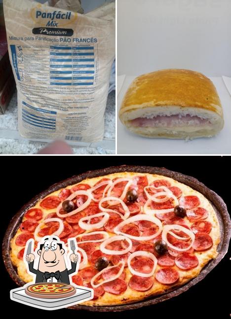 Experimente pizza no Delícias da Massa Pizzaria