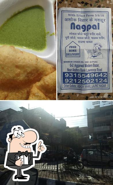 Look at this photo of Nagpal chole bhature