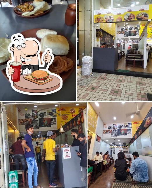 Try out a burger at Varhadi Misal Patil Wadi