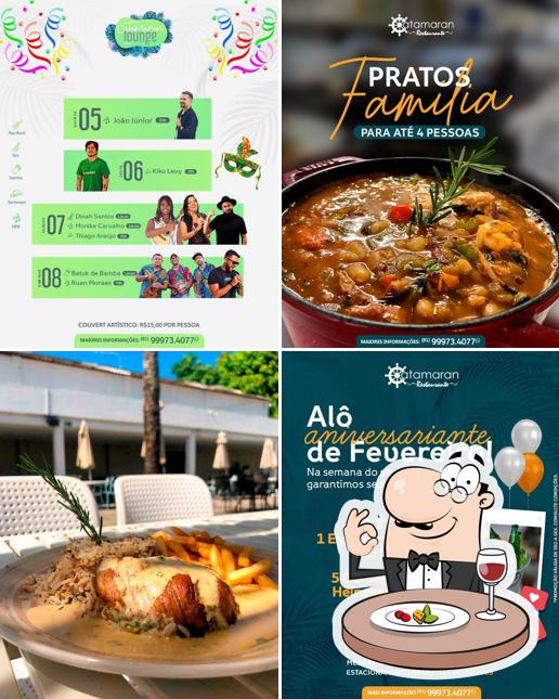 Platos en Restaurante Catamaran