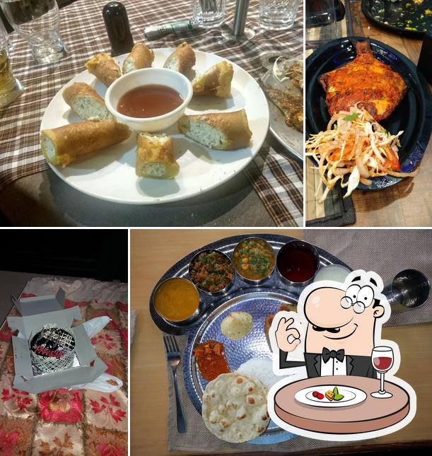 Meals at Hotel Sandeep, Family Restaurant and Bar, Deluxe Room's