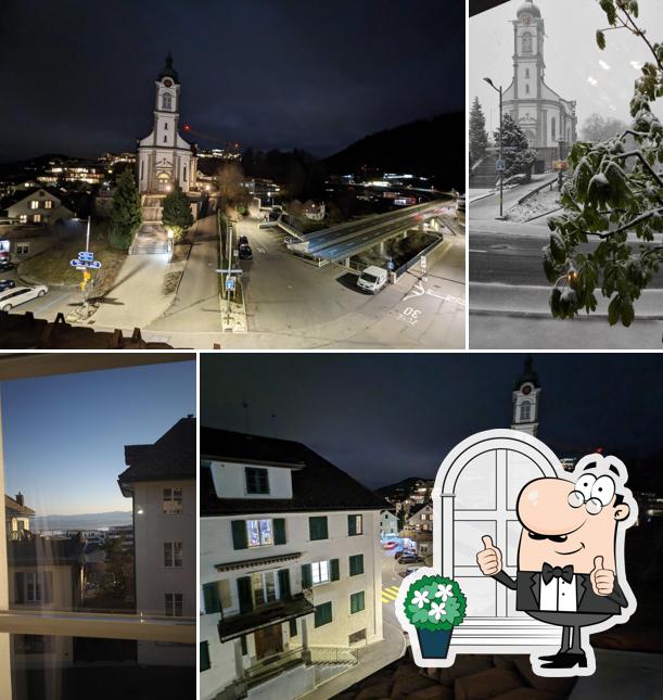 Goditi la vista dagli esterni di Hotel zum Hirschen