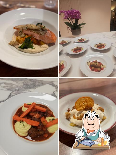 Salmone grigliato al Table d'hôtes La Joux-Chaupe