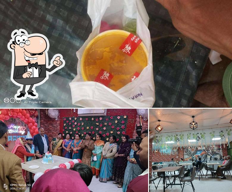 This is the image showing interior and food at YOO YOO TOWN RESTRO AND PARTY HALL