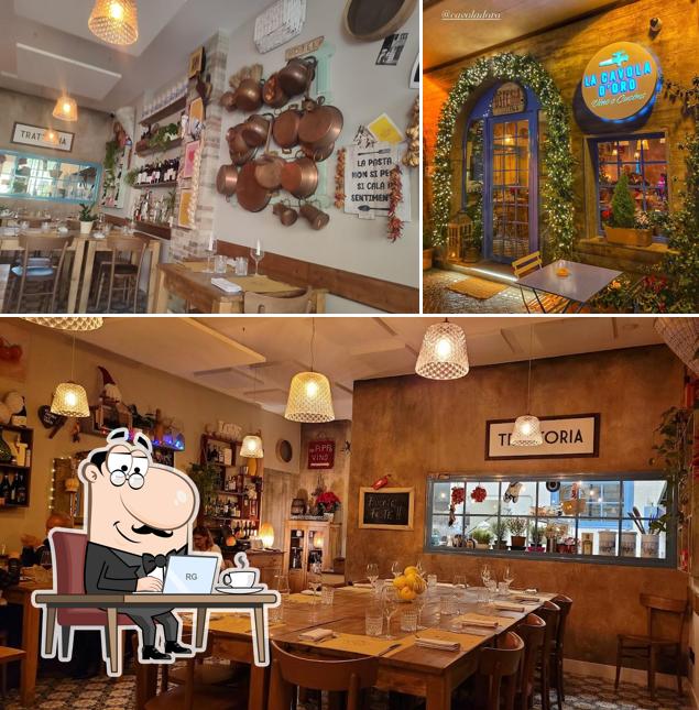 Gli interni di La Cavola D'Oro