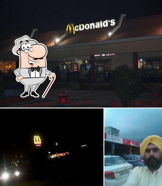 The exterior of McDonald's