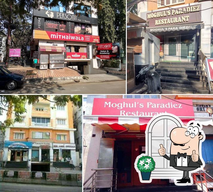 The exterior of Moghul’s Paradiez Restaurant