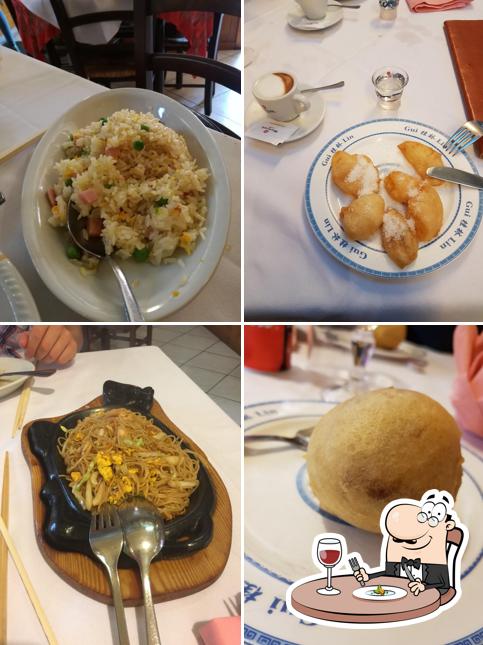 Cibo al Ristorante Cinese Nuova Hong Kong