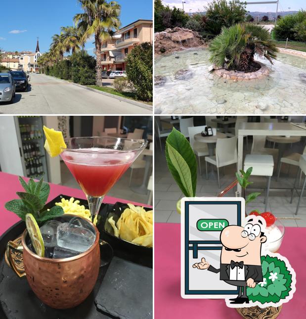 Questa è la foto che presenta la esterno e bevanda di Bar Gelateria Cupido