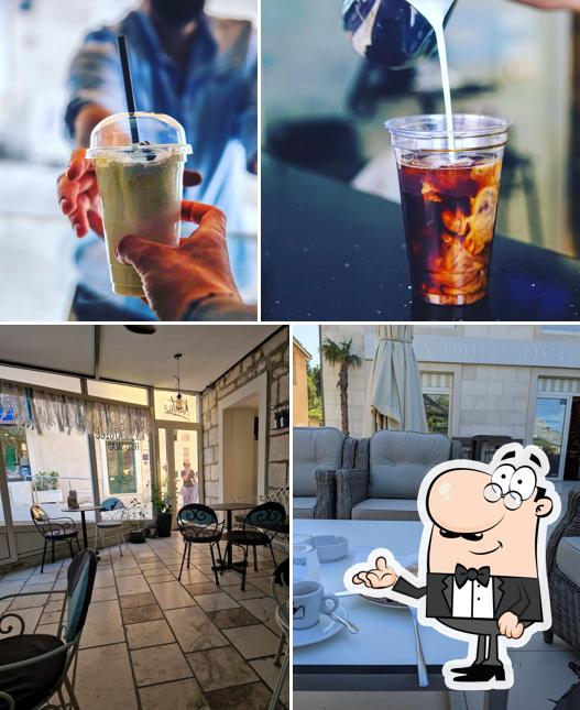 La immagine della interni e bevanda di Kantun Caffe