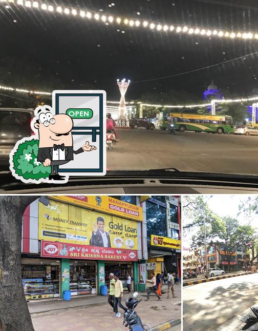 The exterior of Sri Krishna Bakery