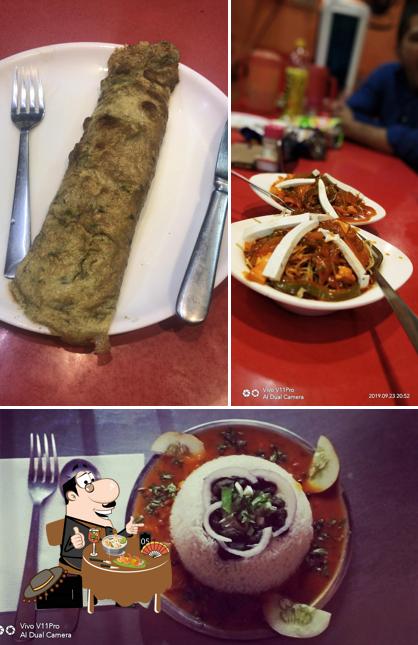 Food at The Roti Restaurant & Tiffin Center