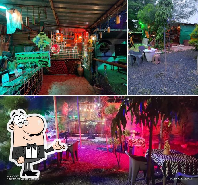 The interior of Traffic the Jungle Cafe