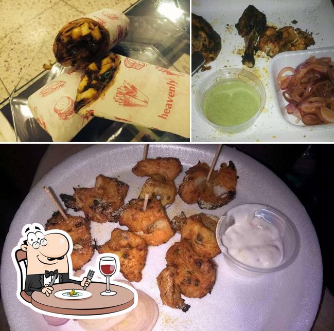 The restaurant's food and beverage