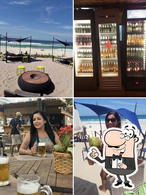 O interior do Clássico Beach Club - DownWind