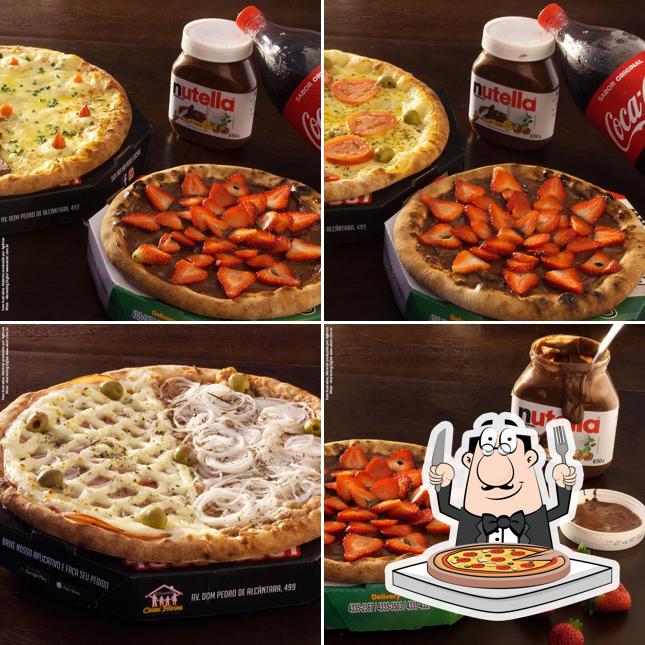 Escolha diversos estilos de pizza