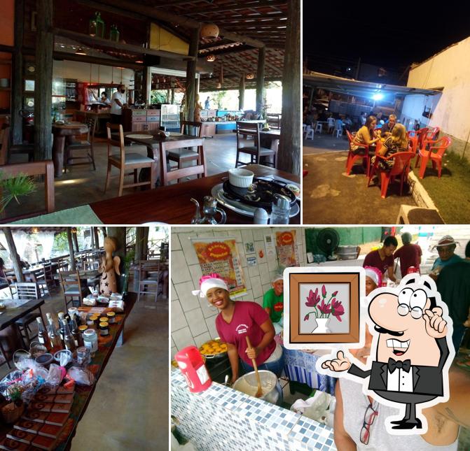 O interior do Acarajé Popular