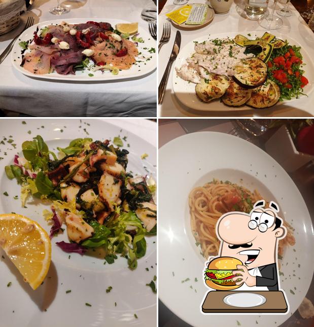 Ordina un hamburger a Osteria Olio Birtolo