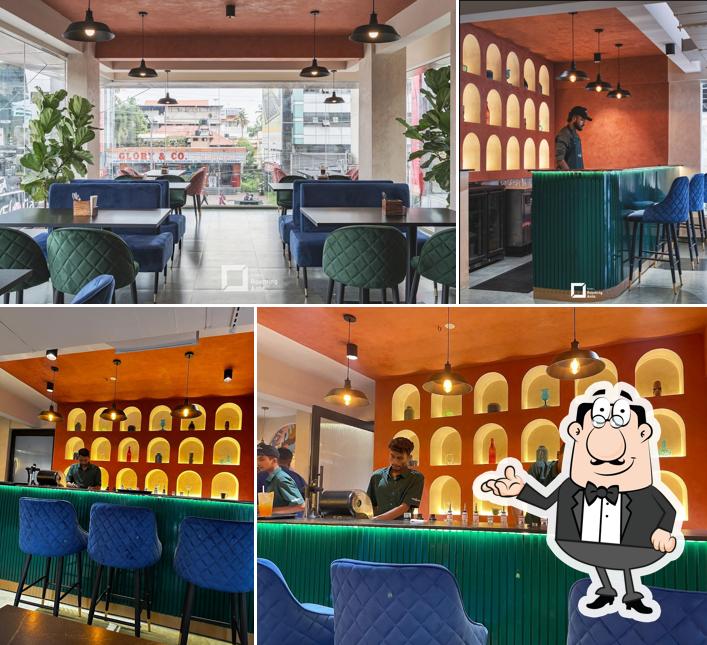 The interior of The Burgery In