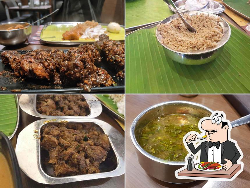 Meals at Dindigul Thalappakatti Restaurant - Gandhipuram