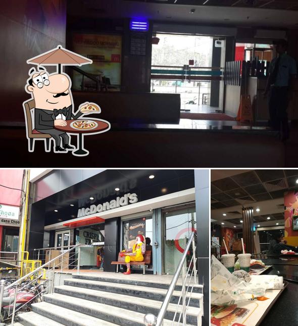 The exterior of McDonald’s