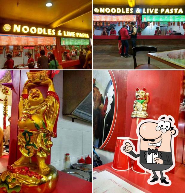 The restaurant's interior and wedding