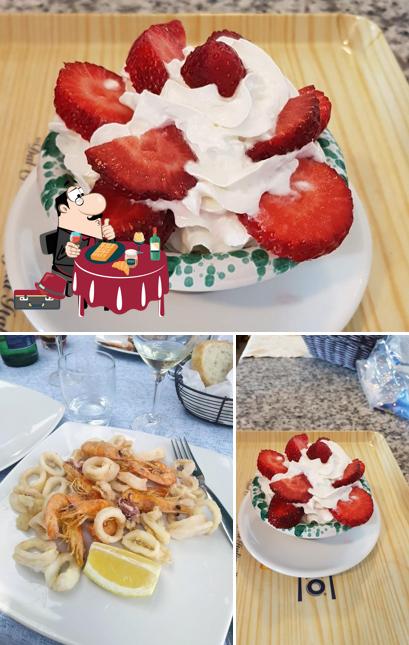 Lo Scoglio serve un'ampia gamma di dessert