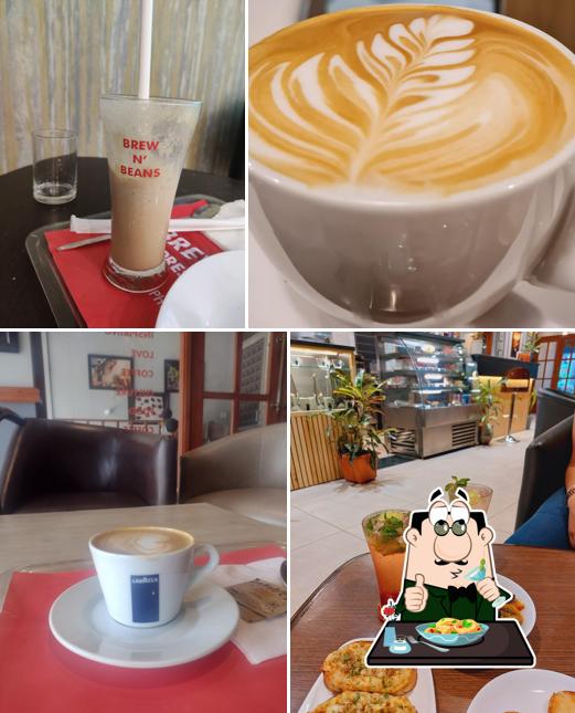 Food at Brew N Beans cafe