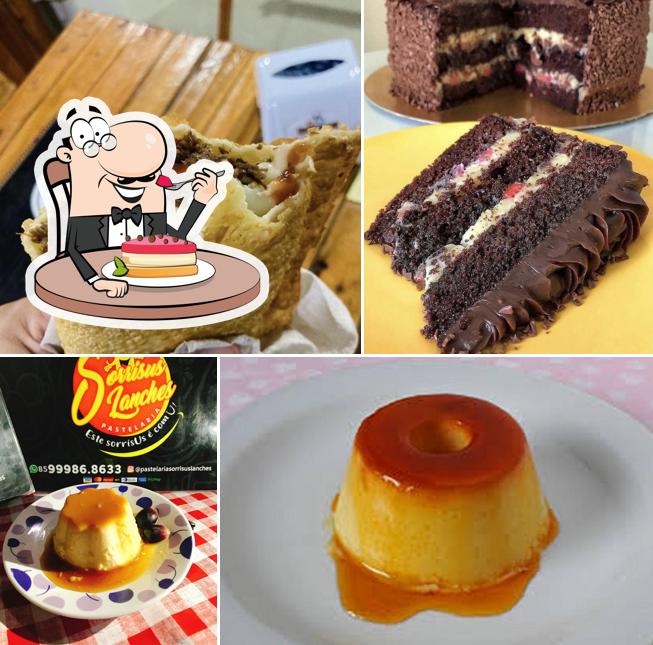 SORRISUS LANCHES provê uma escolha de sobremesas