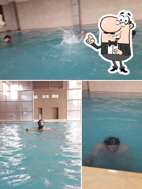 Enjoy the view at the outside area of Swastik PoolsGymCafe