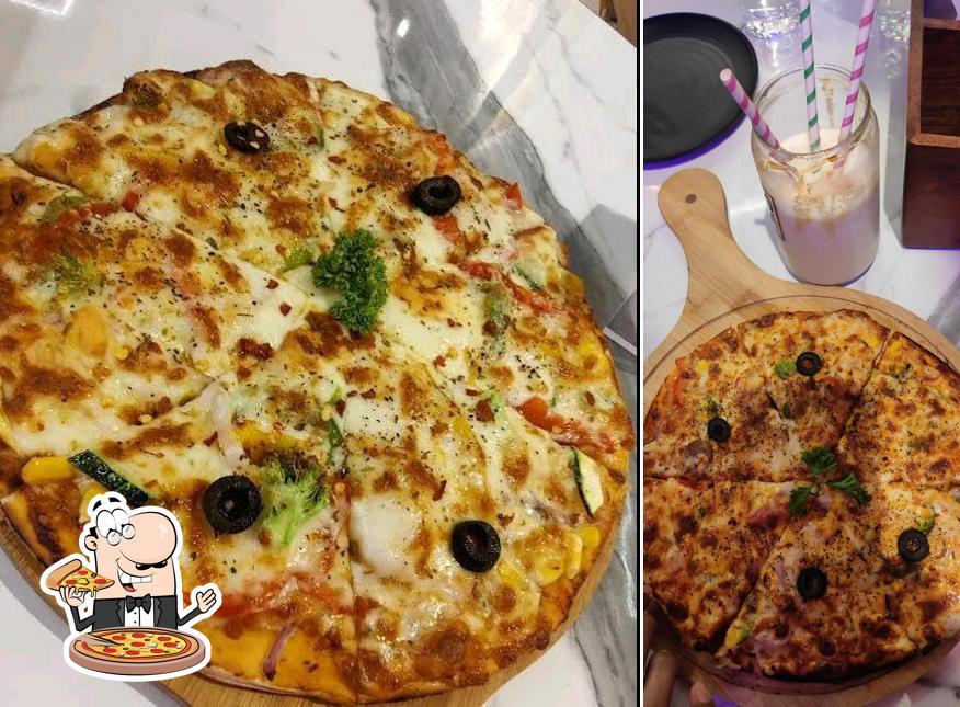 Get pizza at ZOCA Cafe