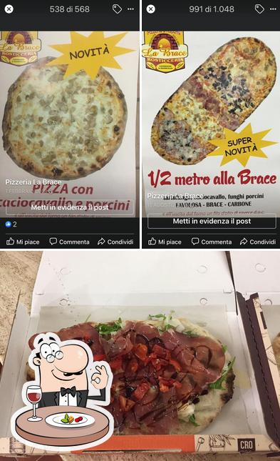 Cibo al Pizzeria La Brace