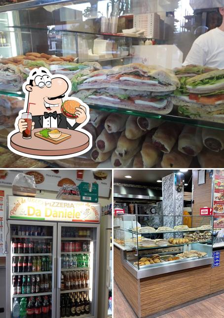 Ordina un hamburger a Pizzeria Da Daniele