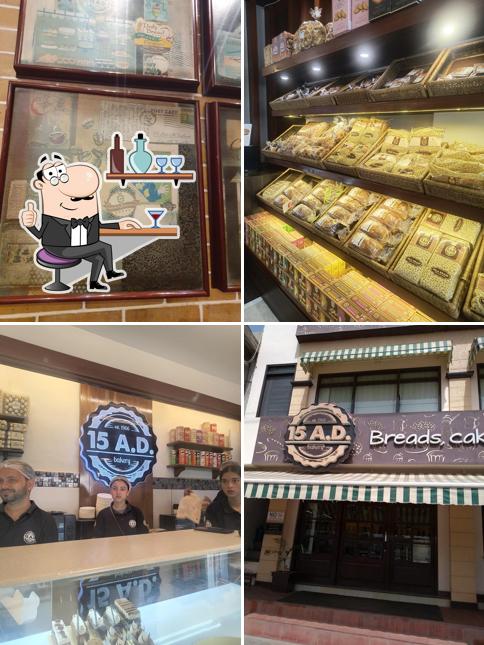 The interior of 15 A.D. Bakery - Ratanada