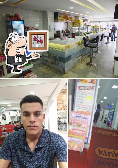 Sente em uma das mesas no Restaurante KinKon do ABC - Self-Service, Marmita Marmitex, Churrasco e Muito Mais!