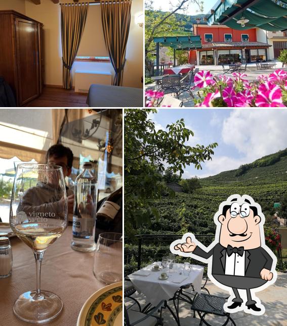 Gli interni di Vigneto Vecio - agriturismo con cucina e alloggi