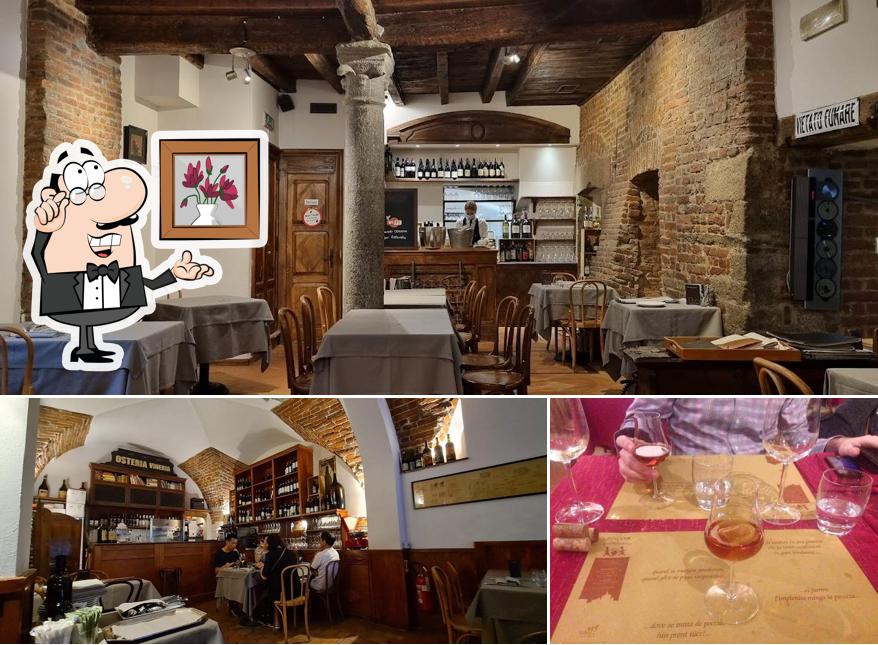 Gli interni di La Dogana del Buongusto...Ristorante...vineria