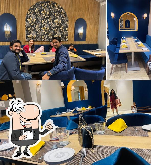 The interior of Swaad multicuisine restaurant (Udaipur)