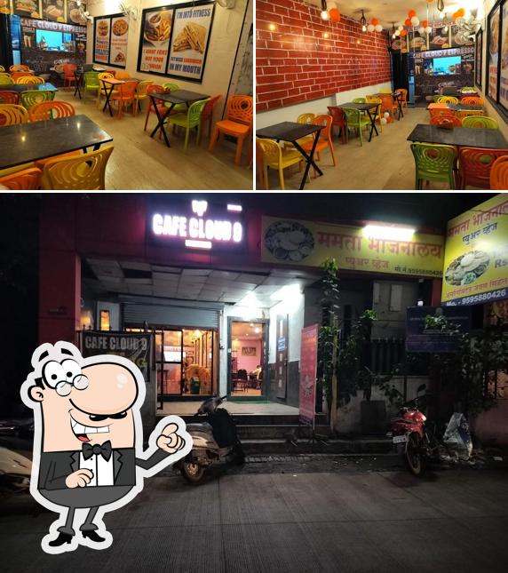 The restaurant's interior and exterior