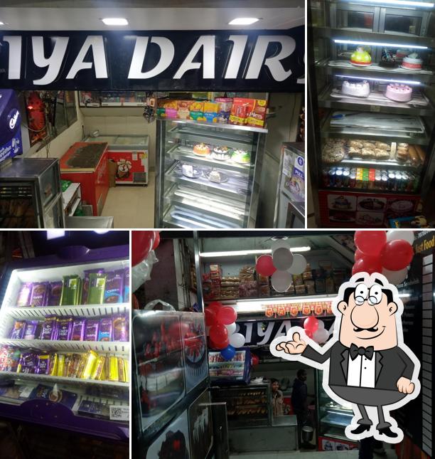 The interior of Riya dairy and fast food