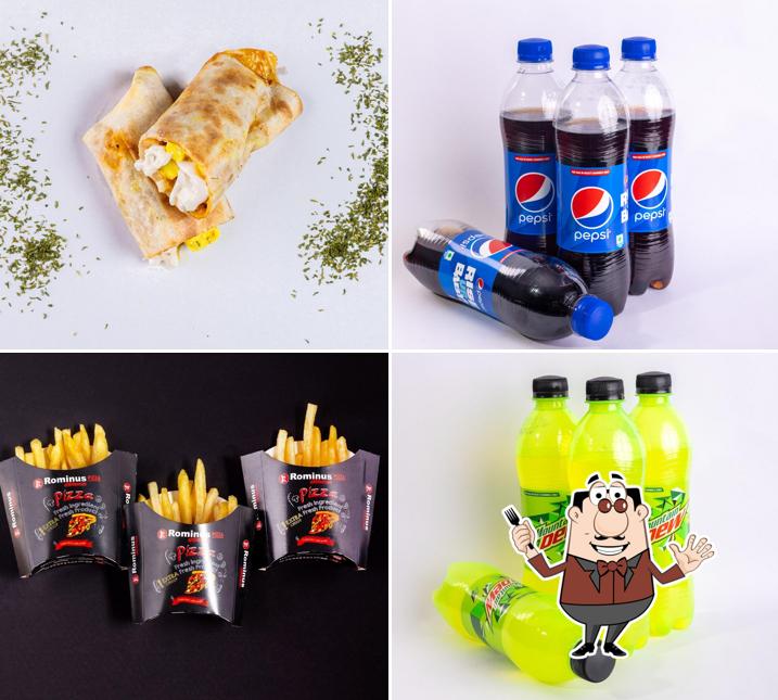 Meals at Rominus Pizza and Burger