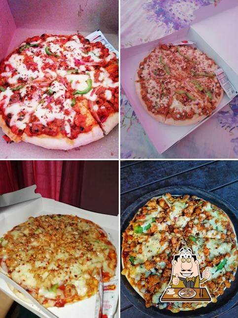 Get pizza at Crust street food