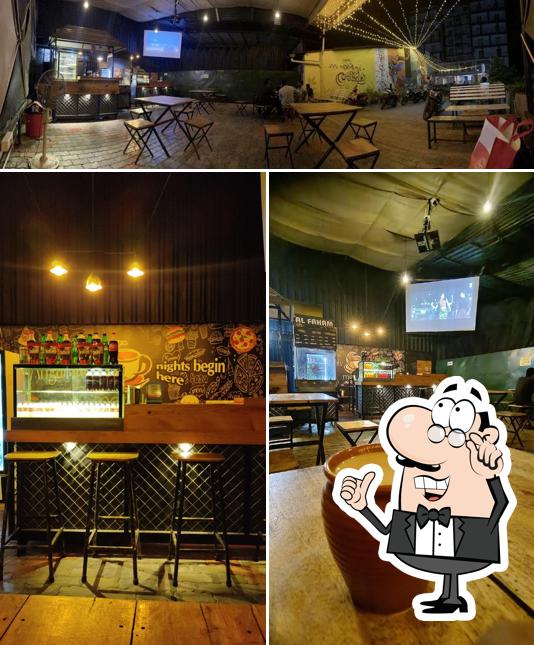 The interior of Metallo, The Night Café